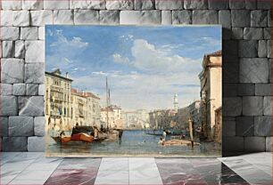 Πίνακας, The Grand Canal (1826–1827) by Richard Parkes Bonington