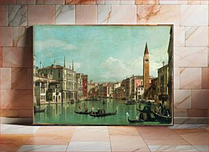 Πίνακας, The Grand Canal, Venice, Looking Southeast, with the Campo della Carità to the Right by Canaletto (Giovanni Antonio Canal)