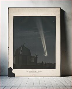 Πίνακας, The great comet of 1881, observed on the night of June 25-26, at 1h. 20m. A.M