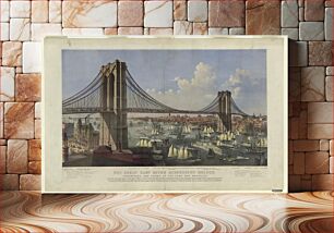 Πίνακας, The great East River suspension bridge--Connecting the cities of New York and Brooklyn / Parsons & Atwater, del