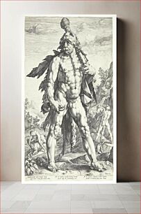 Πίνακας, The Great Hercules by Hendrick Goltzius