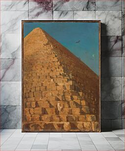 Πίνακας, The Great Pyramid, Giza by Adrien Dauzats