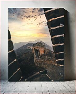 Πίνακας, The Great Wall at Sunset Το Σινικό Τείχος στο ηλιοβασίλεμα