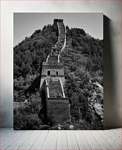 Πίνακας, The Great Wall in Black and White Το Σινικό Τείχος σε ασπρόμαυρο