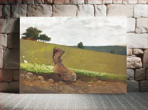 Πίνακας, The Green Hill (1878) by Winslow Homer