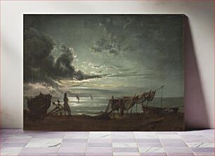 Πίνακας, The Gulf of Naples by Johan Christian Claussen Dahl