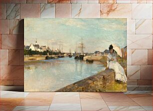 Πίνακας, The Harbor at Lorient (1869) by Berthe Morisot