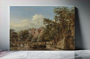 Πίνακας, The Herengracht, Amsterdam, Viewed from the Leliegracht by Jan van der Heyden