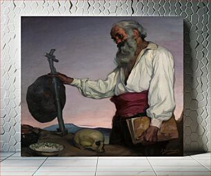 Πίνακας, The Hermit (1904) by Ignacio Zuloaga