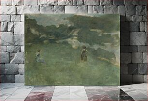 Πίνακας, The Hermit Thrush, Thomas Wilmer Dewing