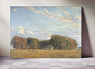 Πίνακας, The Hermitage Plain by Aksel M Lassen