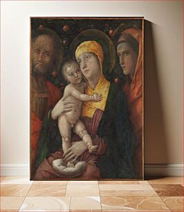Πίνακας, The Holy Family with Saint Mary Magdalen by Andrea Mantegna