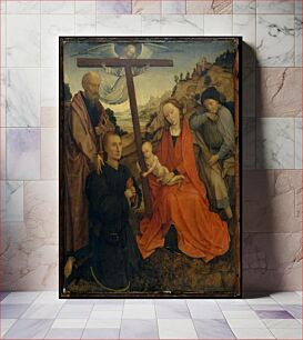 Πίνακας, The Holy Family with Saint Paul and a Donor, style of Rogier van der Weyden