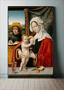 Πίνακας, The Holy Family, workshop of Joos van Cleve