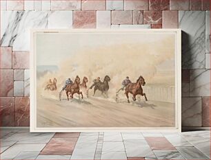 Πίνακας, The horse race