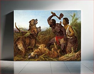 Πίνακας, The Hunted Slaves, Richard Ansdell
