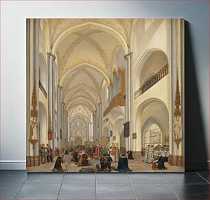 Πίνακας, The Interior of Roskilde Cathedral by Ditlev Martens