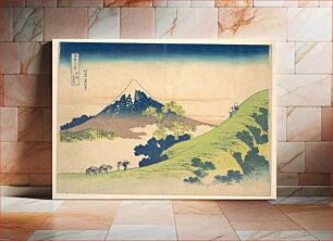 Πίνακας, The Inume Pass in Kai Province (Kōshū Inume tōge), from the series Thirty-six Views of Mount Fuji (Fugaku sanjūrokkei)