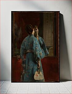 Πίνακας, The Japanese Robe by Alfred Stevens