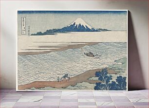 Πίνακας, The Jewel River in Musashi Province (1830–1833) in high resolution by Katsushika Hokusai
