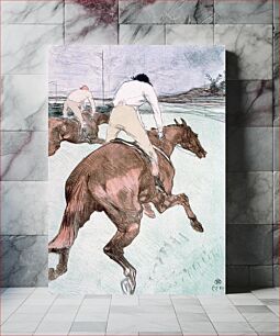 Πίνακας, The Jockey by Henri de Toulouse Lautrec
