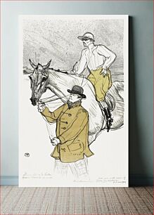 Πίνακας, The Jockey Going to the Post (1899) by Henri de Toulouse–Lautrec