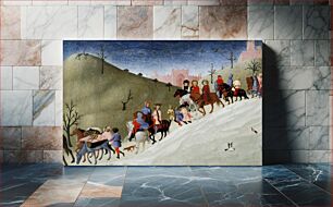Πίνακας, The Journey of the Magi (ca. 1433–35) by Stefano di Giovanni