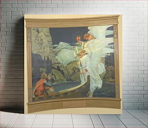 Πίνακας, The Knight of the Holy Grail, Frederick J Waugh