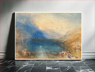 Πίνακας, The Lake of Zug (1843) by Joseph Mallord William Turner (1775–1851 )
