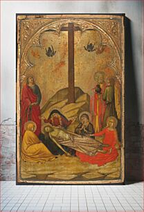 Πίνακας, The Lamentation over the Dead Christ, workshop of Niccolò di Buonaccorso