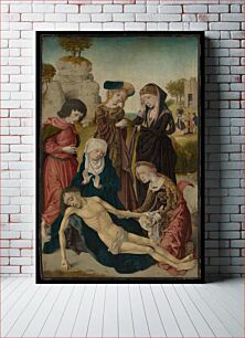 Πίνακας, The Lamentation, workshop of the Master of the Virgin among Virgins