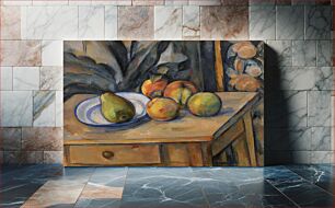 Πίνακας, The Large Pear (La Grosse poire) (ca. 1895–1898) by Paul Cézanne