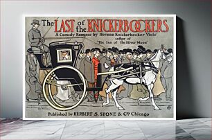 Πίνακας, The Last of the Knickerbockers (1901) by Edward Penfield