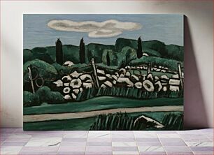 Πίνακας, The Last Stone Walls, Dogtown (ca. 1936–1937) by Marsden Hartley