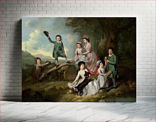 Πίνακας, The Lavie Children (ca. 1770) by Johann Zoffany
