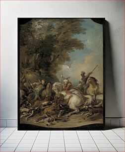 Πίνακας, The Lion Hunt by Jean François de Troy