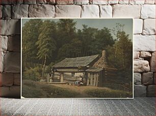Πίνακας, The log cabin