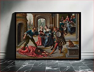 Πίνακας, The Martyrdom of Saint John the Baptist by Bernard van Orley