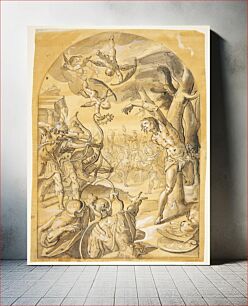 Πίνακας, The Martyrdom of Saint Sebastian by Caspar Menneler