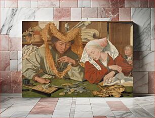 Πίνακας, The Merchant and his Wife by Marinus Van Reymerswale