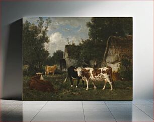 Πίνακας, The Mill (1873) by Emile van Marcke