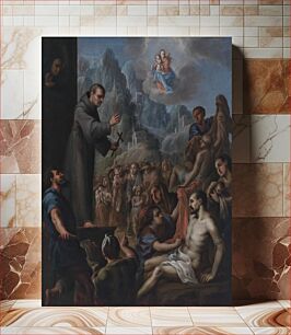 Πίνακας, The Miracles of Saint Salvador of Horta (Milagros del beato Salvador de Horta) by Juan Rodriguez Juarez