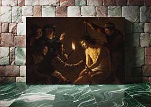 Πίνακας, The Mocking of Christ by Gerrit van Honthorst