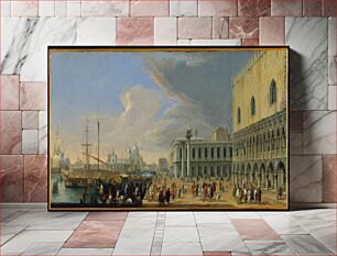 Πίνακας, The Molo, Venice, Looking West by Luca Carlevaris