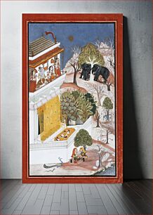 Πίνακας, The Month of Jyaishtha (May-June), Folio from a Barahmasa (The Twelve Months)