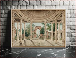 Πίνακας, The Mosque of Delhi and the Iron Pillar