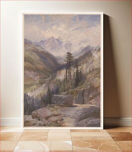 Πίνακας, The mountain of the Holy Cross, Colorado / T. Moran
