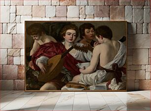 Πίνακας, The Musicians by Caravaggio by Caravaggio (Michelangelo Merisi)