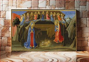 Πίνακας, The Nativity, attributed to Zanobi Strozzi