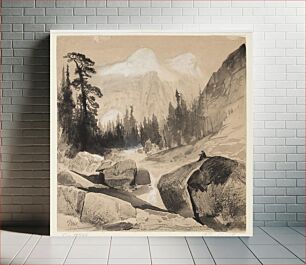 Πίνακας, The North Dome, Yosemite, California, Thomas Moran